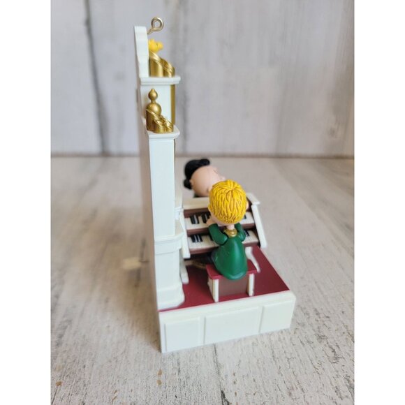 Hallmark Hark! Music fills the air AS IS Snoopy piano ornament Xmas - Picture 4 of 9